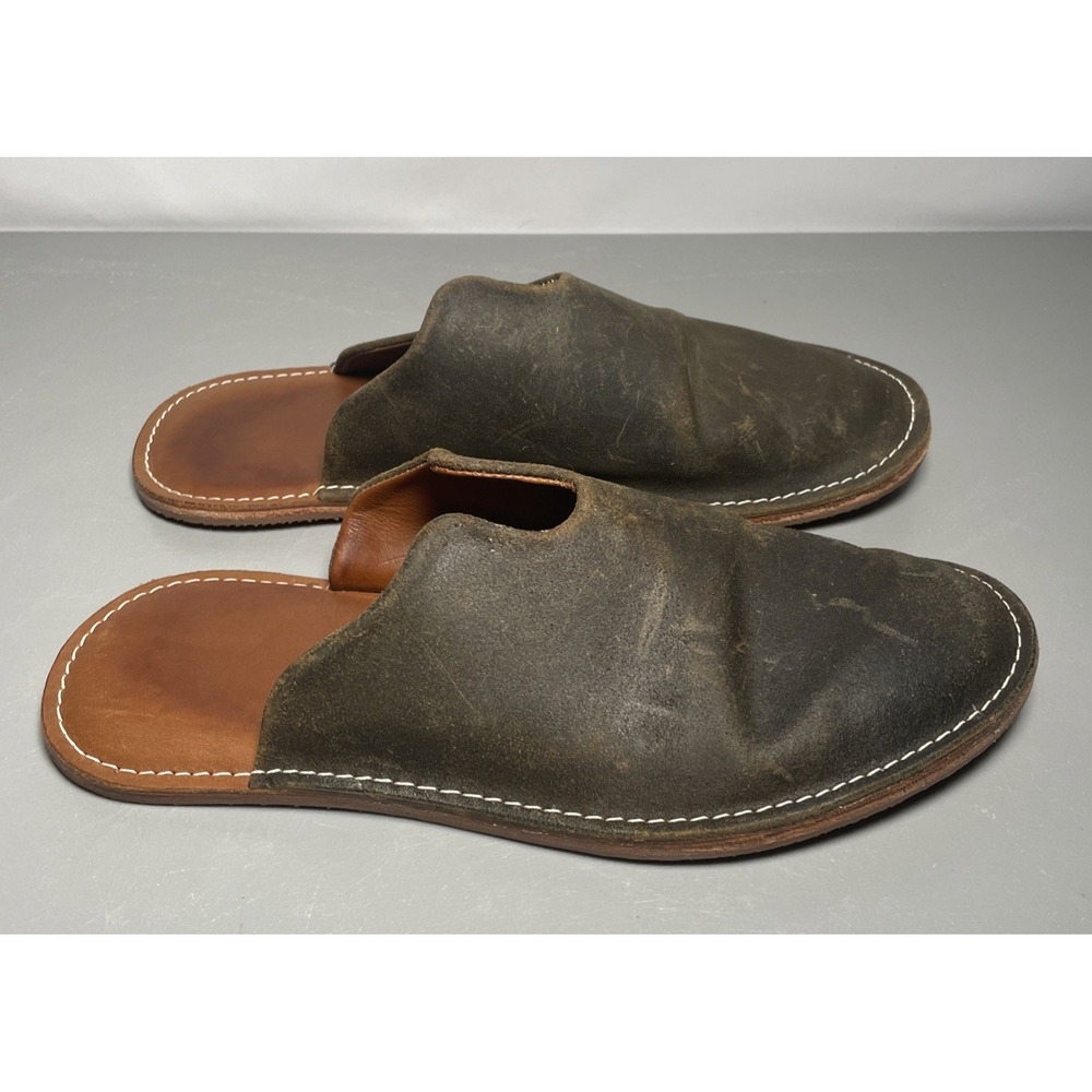 WP Standard Mr. Grumpy Mules Mens MM (9-10) Leather Comfort Slippers